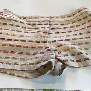 Loft multicolored shorts size 12